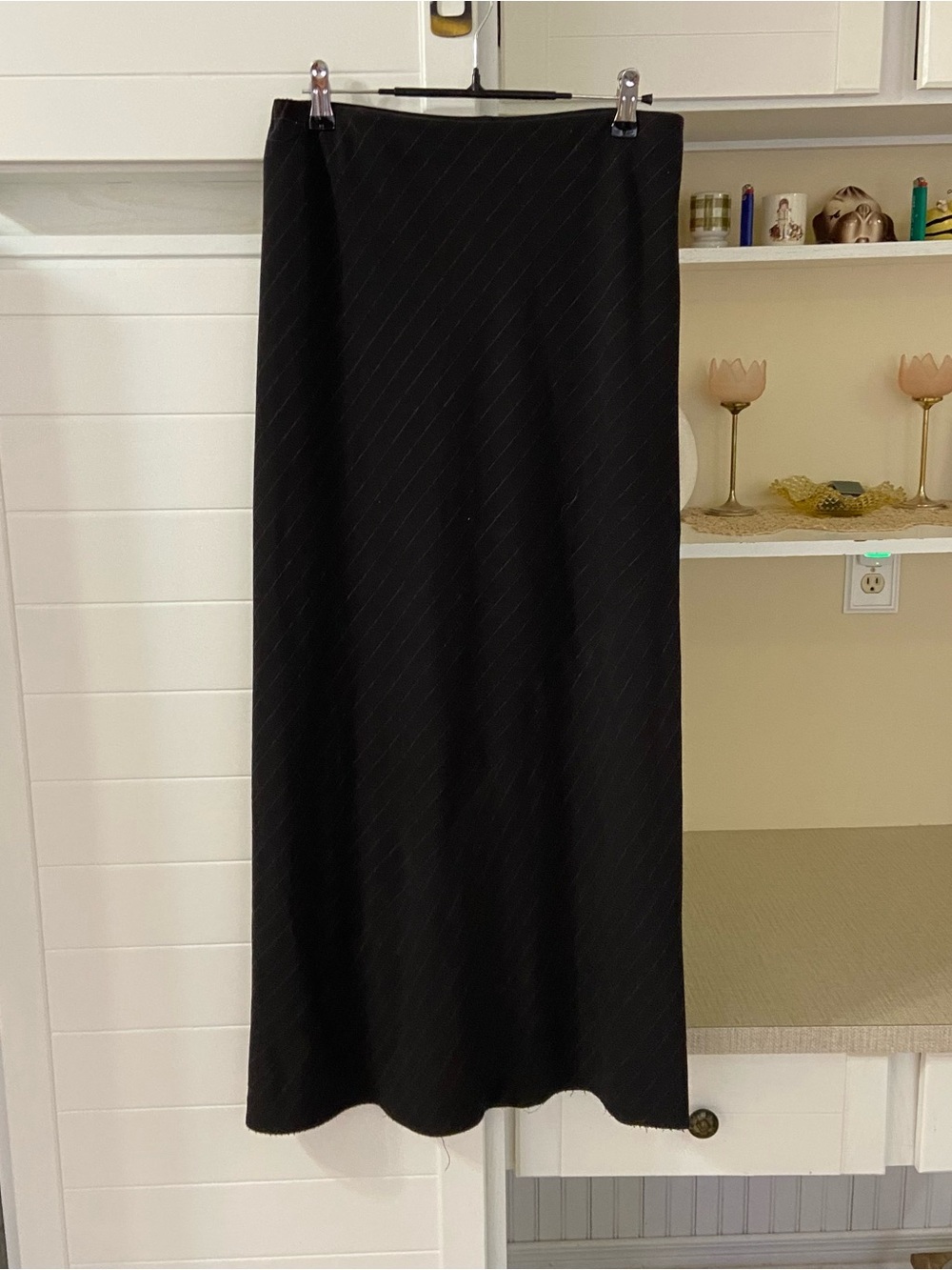Vintage Black Maxi Skirt